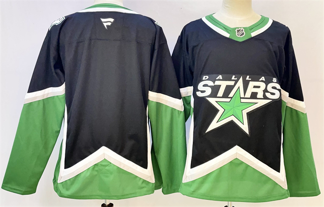 Men's Dallas Stars Blank Black 2025/26 Alternate Stitched Hockey Jersey